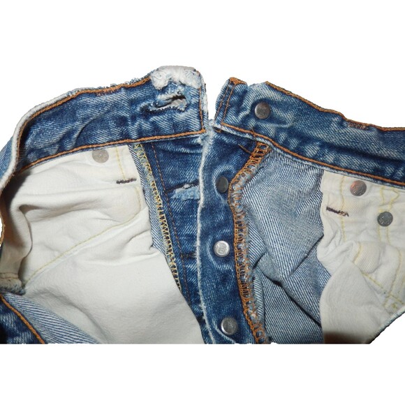 Vintage Levi's 501 Jeans Late Transitional '66 (1969-1970) Selvedge 28 x 28 1/2 - Picture 10 of 13